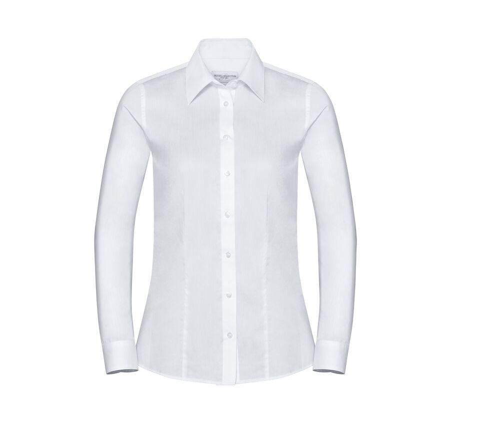 Russell Collection JZ62F - Ladies' Long Sleeve Easy Care Oxford Shirt