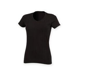 SF Women SK122 - The Feel Good V-Neck Women Black