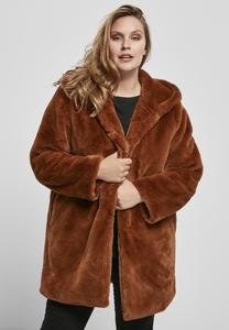 Urban Classics TB2375 - Ladies Hooded Teddy Coat