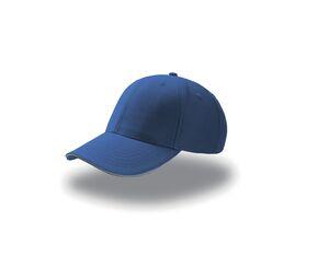 Atlantis AT094 - 6-panel cap with sandwich visor Royal / White