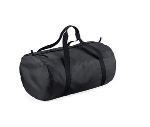 BagBase BG150 - PACKAWAY BARREL BAG Black / Black