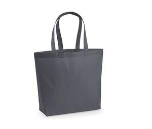 Westford mill WM225 - Large volume organic cotton shopping bag Graphite