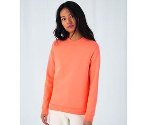 B&C BCW02W - Round neck sweatshirt Asphalt