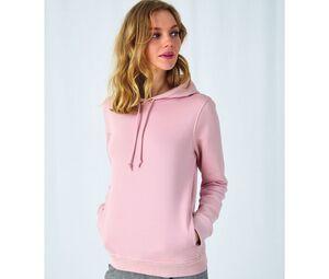 B&C BCW34B - Women's organic hoodie Burgundy