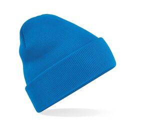 Beechfield BF045 - Beanie with Flap Sapphire Blue