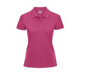 Russell JZ69F - Ladies` Pique Polo Fuchsia