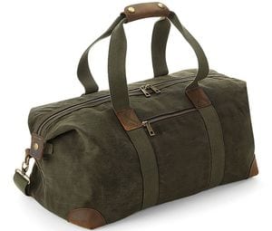 Quadra QD650 - Heritage waxed canvas hold-all bag Olive Green
