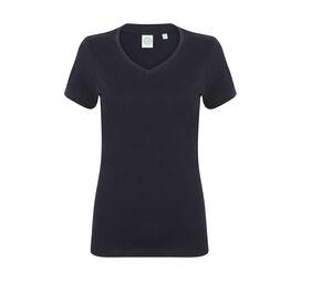 SF Women SK122 - The Feel Good V-Neck Women Navy