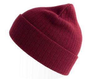 Atlantis AT208 - Recycled polyester beanie Burgundy