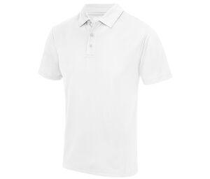 JUST COOL JC040 - Polo homme respirant Arctic White