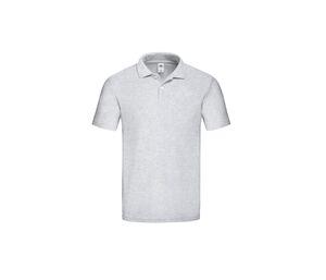 Fruit of the Loom SC282 - Cotton polo shirt Heather Grey