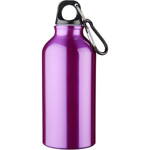 PF Concept 100002 - Oregon 400 ml aluminium water bottle with carabiner Purple