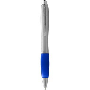 PF Concept 106355 - Nash ballpoint pen with silver barrel and coloured grip Silver