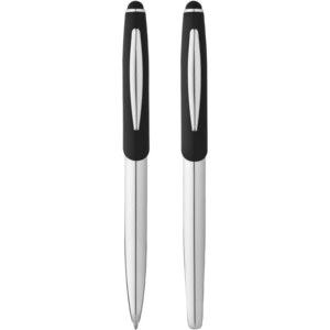 PF Concept 106670 - Geneva stylus ballpoint pen and rollerball pen set Silver