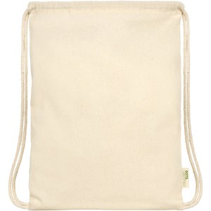 PF Concept 120490 - Orissa 100 g/m² GOTS organic cotton drawstring bag 5L Natural