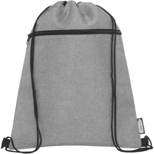 PF Concept 120518 - Ross RPET drawstring bag 5L Heather medium grey