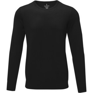 Elevate Life 38227 - Merrit men's crewneck pullover Solid Black