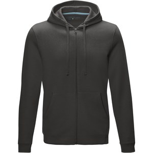 Elevate NXT 37510 - Ruby men’s GOTS organic recycled full zip hoodie