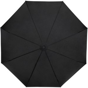 PF Concept 109145 - Birgit 21'' foldable windproof recycled PET umbrella Solid Black