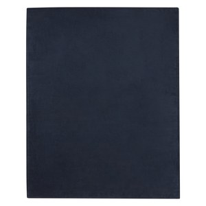 Seasons 113191 - Lily GRS certified RPET coral fleece blanket Dark Blue