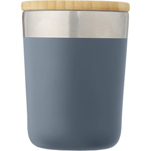 PF Concept 100670 - Lagan 300 ml copper vacuum insulated stainless steel tumbler with bamboo lid Ice Blue