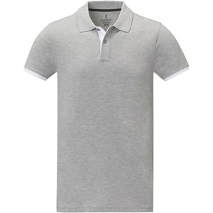 Elevate Life 38110 - Morgan short sleeve men's duotone polo Heather Grey