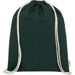 PF Concept 120612 - Orissa 140 g/m² GOTS organic cotton drawstring bag 5L Dark Green