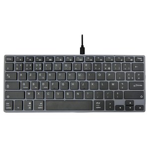 Tekiō® 124235 - Hybrid performance Bluetooth keyboard - AZERTY Solid Black