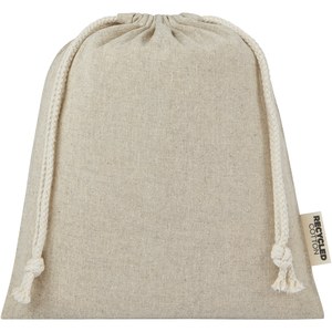 PF Concept 120671 - Pheebs 150 g/m² GRS recycled cotton gift bag medium 1.5L Heather Natural