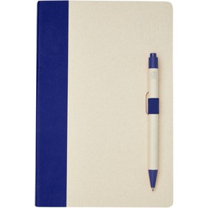 PF Concept 107811 - Dairy Dream A5 size reference recycled milk cartons notebook and ballpoint pen set Pool Blue