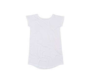 MANTIS MT099 - WOMEN'S LOOSE FIT T DRESS White