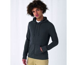 B&C BCU35B - Organic Zipped Hoodie