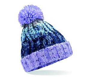 Beechfield BF486B - Childrens corkscrew beanie with pompom