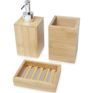 PF Concept 126195 - Hedon 3-piece bamboo bathroom set