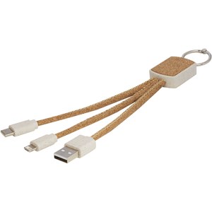PF Concept 124294 - Bates wheat straw and cork 3-in-1 charging cable