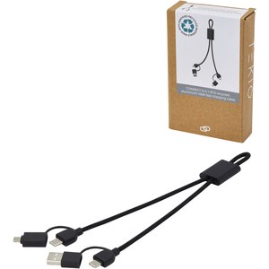 Tekiō® 124345 - Connect 6-in-1 45W RCS recycled aluminium fast charging cable